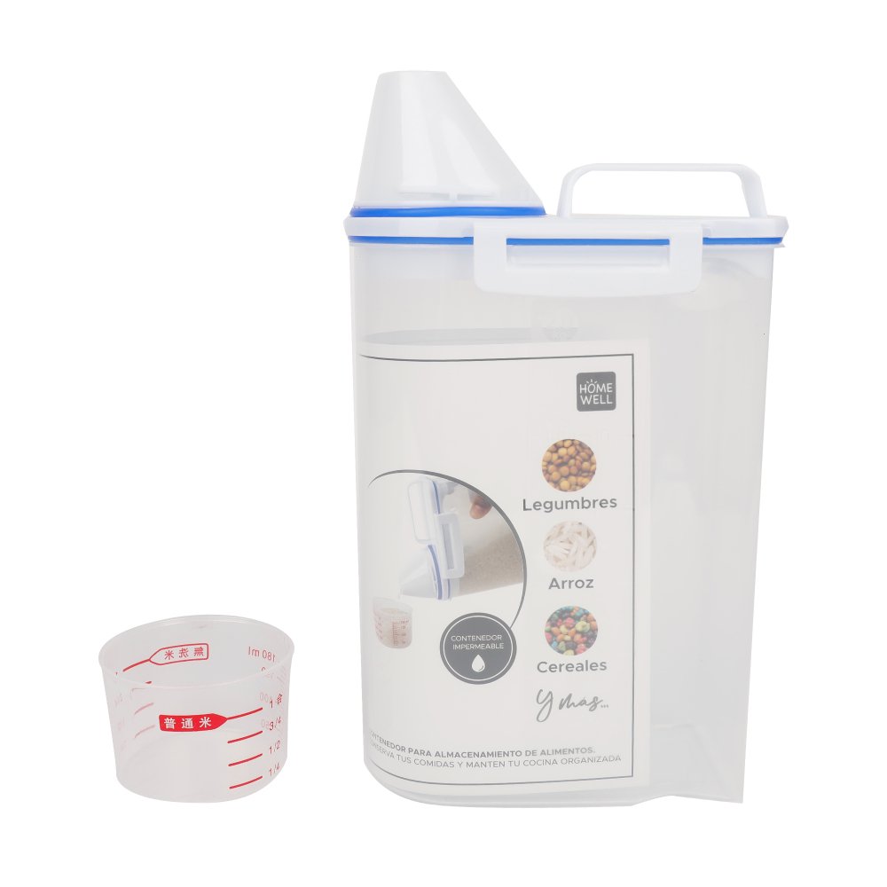 Contenedor Y Dosificador De Alimentos 15X7.5X29Cm