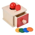 thumbnail image 3 of Juguete De Caída De Bola De Desarrollo Montessori Juguetes Sensoriales Juguete De Inteligencia CUTICAT juguetes de cajas a juego de forma, 3 of 8
