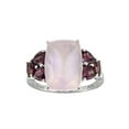 thumbnail image 3 of 7.30 Cts. Rose Quartz Rhodolite Solid 925 Sterling Silver Ring, 3 of 5