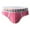 Pink, variant on JUUYY Bikini Men Brief Underwear Comfort Soft Cotton Briefs Low Rise Underwear Moisture Wicking Breathable Blue L