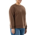 thumbnail image 5 of Terra & Sky Women's Plus Size Fleece Sweatshirt, Available in 1,2, and 3- Packs, Size 0X-4X, 5 of 13