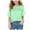 Light Green, variant on Godom Girls T Shirts Short Sleeve Crewneck T-Shirt Tee Kids Tshirts Clothes Summer Tops T-Shirt