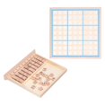 thumbnail image 1 of Juego De Mesa De Rompecabezas De Matemáticas De Madera, Juego Educativo De Números Consecutivos Azules Que Fortalece Las Habilidades Lógicas Analíticas Para Niños De Más De 3, 1 of 8