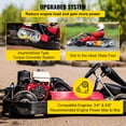 thumbnail image 3 of Convertidor de par VEVOR CVT 2HP-7HP 3/4' Go Kart Clutch 212CC 30 Series Mini Bike 10T #40 41 Cadena y 12T #35 Juego de repuesto TAV2 30-75 218353A, 3 of 9