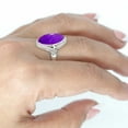 thumbnail image 4 of 925 Sterling Silver Ring Natural Amethyst Handmade Jewelry, 4 of 10