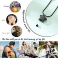 thumbnail image 3 of Small Star Urn Necklace for Ashes Stainless Steel Urn Pendant Cremation Jewelry Star Shape Memory Keepsake Gifts for Women Men, 3 of 7