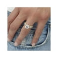 thumbnail image 1 of Classic Round Shaped Ring Set Suitable For Women's Daily Wear, 1 of 3