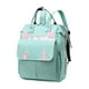 thumbnail image 2 of Mochila grande para pañales de bebé, bolsa para mamá y papá, para guardería, senderismo al aire libre Verde, 2 of 8