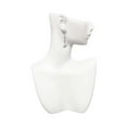 thumbnail image 2 of Silvertone Little Bird Initial - A - Crystal Madison Leverback Earrings, 2 of 2
