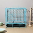 thumbnail image 2 of Shisuyan Folding With Toilet Dog Cage Poodle Small And Medium Dog Cat Cage Rabbit Cage Pet Cage(Blue), 2 of 9