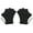 black, variant on Webbed Swimming Gloves Silicone Diving Mittens for Fitness Training