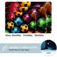 thumbnail image 2 of Football Polyester Chair Mat Non-Slip Machine Washable Indoor Carpet Rug, 2 of 6