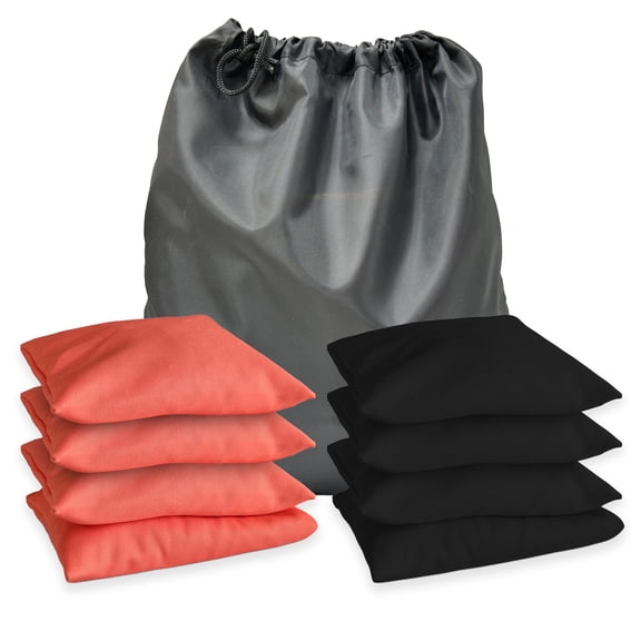 Set of 8 Regulation Cornhole Bags,Double Stiched - Standard Corn Hole Bean Bags for Tossing Game All Ages