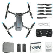 GPS Drone F194 with Camera for Adults 4K , AUOSHI Foldable Drone for Beginners with Auto Return Home, Optical Flow Positioning, Follow Me, Brushless Motor, 2 Batteries