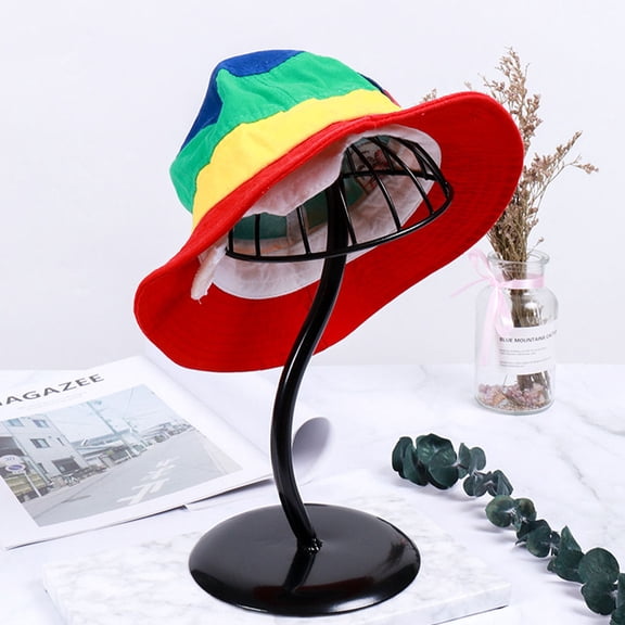 DEEPCRAFF 1Pc Premium Black Hat Display Rack Practical Storage Shelf for Headwear Display