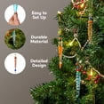 thumbnail image 6 of Joyfy 12 Pcs Colorful Glass Christmas Ornaments for Christmas Tree Decorations,Glass Icicle Ornaments, 6 of 6