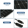 thumbnail image 6 of 300W Flexible Solar Panel Solar Cells for Car RV Boat Home Roof Van Camping Solar Battery, 100A Solar Controller Module, 6 of 7