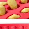 thumbnail image 4 of Inteprter Molde de concha roja de silicona de 20 agujeros, molde de pastel de Chocolate hecho a mano para hornear galletas, molde de Madeleine Herramientas y accesorios para hornear, 4 of 6