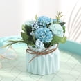 thumbnail image 1 of Decoración de flores artificiales, ramo de flores artificiales en macetas, decoración de flores falsas en macetas, confiable y duradera, 1 of 5