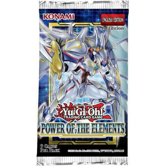 YuGiOh Trading Card Game Power of the Elements Booster Pack (9 Cards)