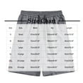 thumbnail image 2 of JIUKE Mens Shorts Casual Elastic Waisted Solid Color Drawstring Summer Beach Vacation Shorts, 2 of 7