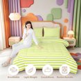 thumbnail image 3 of Erosebridal Modern Geometric Pattern King Size Comforter Sets,Linear Striped Comforters King Size,Reversible,3pcs,1 Comforter and 2 Pillowcases, 3 of 7