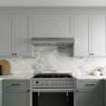 thumbnail image 2 of Streamline 36 in. Rapolla Ducted Undermount 80 CFM Range Hood in Brushed Stainless Steel with Mesh Filters, Push Button Control, LED Light, 2 of 9