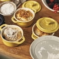thumbnail image 3 of Staub Ceramic 3-pc Mini Round Cocotte Set - Citron, 3 of 9