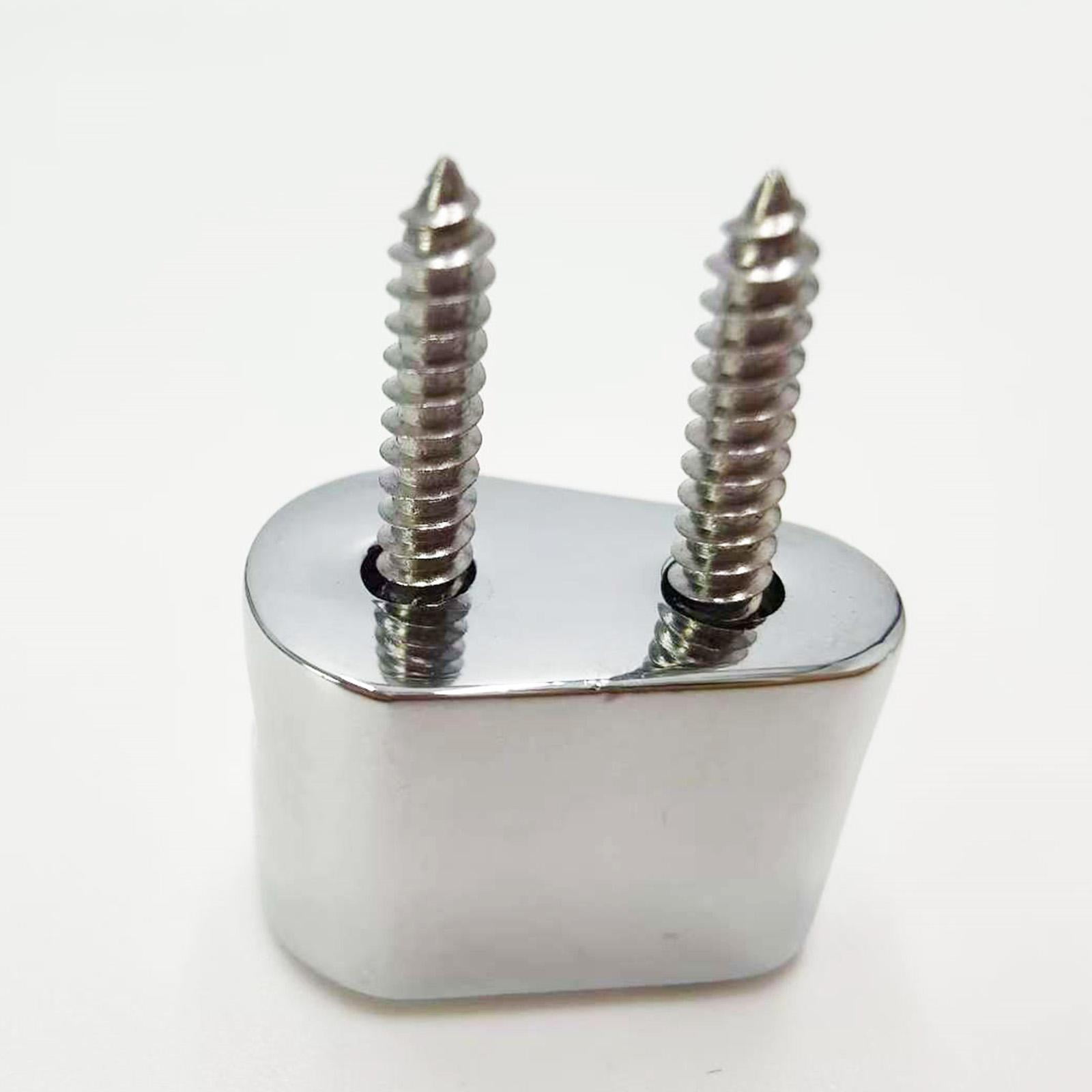 Guitar Bridge System with Tailpiece Headless Electric String Lock Zinc Alloy Sturdy Replacement for Bass Guitarists