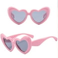 thumbnail image 5 of Y2K Oversized Luxury Brand Designer Love Heart Sunglasses Women For Men Trend Sun Glasses Punk Pink Shades Vintage Candy Eyewear, 5 of 10