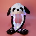 thumbnail image 3 of Rabbit Hat Ear Moving Jumping Hat LED Glowing Funny Bunny Plush Hat Cap Cosplay Party Holiday Hat for Women Girls, 3 of 6