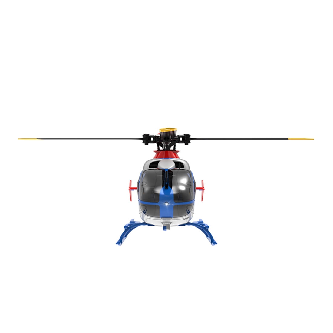 RC-ERA C123 EC135 RC Helicopter 6CH Brushless Direct Drive Aircraft with Optical Flow Positioning, Altitude Hold, 6 Axis Gyro, 3D Roll, 2.4G Remote Control RTF for Adult Beginners - 4PCS Battery