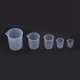 thumbnail image 2 of Juego de tazas medidoras de vasos de plástico de 5 tamaños y paquete de 20 pipetas de 3 ml Afortunado Sencillez, 2 of 3