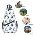 thumbnail image 5 of Lsque Skiing Penguin Funny Pattern Cross Chest Bag Diagonally – Premium Durable Front Chest Sling with Adjustable Padded Strap, High-Capacity Storage, 5 of 8
