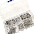 thumbnail image 4 of 175Pc SPLIT PINS Cotter Fixings Set Assorted Sizes Zinc Plated Steel Hard Case, 4 of 6