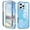 Blue, variant on ShellTech Magnetic Case for iPhone 16 Pro Max,Shockproof PC Case Compatible with Mag Safe Built-in Screen Protecctor Full Body Protective Cover,Pink