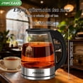 thumbnail image 6 of PANCERKA Electric Kettle, No Plastic Contact With Water, Wide Mouth For Easy Cleaning, Auto Shut Off, 1.8L Tea Kettle & Hot Water Boiler, Water Heater & Teapot, Black, 1000W, 6 of 11