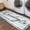 D1-White, variant on Laundry Room Rug Runner, 20"x47" Machine Washable Modern Solid Design Non-Slip Mat for Hallway, Kitchen, Bedroom, Living Room, Garage, Patio