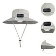 thumbnail image 6 of MAGIDEAL Children Outdoor Fan Hat Solar Powered Summer Travel Hat Versatile Wide Brim for Light Gray, 6 of 8