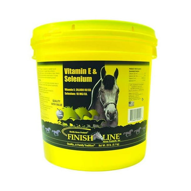 Finish Line 3172 Vitamin E & Selenium Horses Diet 20 lbs Walmart