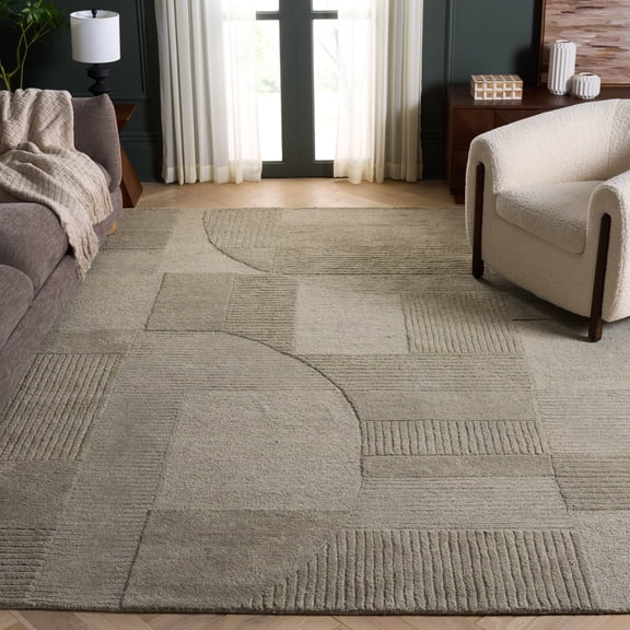 Safavieh Harvest Salome Geometric Area Rug, Sage/Gray, 8' x 10'