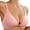Pink, variant on Riforla Front Closure Bras for Women No Underwire Low Cut Deep V Padded Bralette Seamless Comfy Bras with Support Bras for Women Pink S