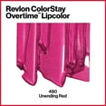 thumbnail image 2 of Revlon Colorstay Overtime Lipcolor - 480 Unending Red (2-Pack), 2 of 7