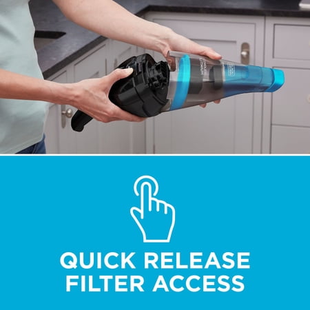 BLACK DECKER Classic Dustbuster Cordless Hand Vacuum, Lightweight for Car & Home, HNVC220BCZ00W