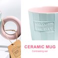 thumbnail image 4 of Taza de café de cerámica de 320ml, taza de té para oficina y uso doméstico, con tapa y cuchara, 4 of 5