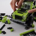 thumbnail image 3 of Caja de programación creativa clásica, construye tus propios juguetes, kit de construcción para niños, juguete de programación Jeep- verde Adepaton WJ1-007, 3 of 9