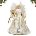 thumbnail image 7 of Bzdzmqm under $5 Tree Topper Doll, 13 Inch Angel Doll Tree Topper, Christmas Tree Top Decoration with Wings, Elegant Holiday Ornament, Festive Tabletop Decor, Christmas Gift Centerpiece, 7 of 7