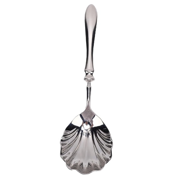 Shell Spoon, Stainless Steel Serving Spoon with Shell Shape Spoon