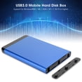 thumbnail image 2 of Portable USB3.0 Mobile Hard Disk Enclosure for 2.5in SSD/HDD, 8TB Capacity, Aluminum Alloy, 2 of 10