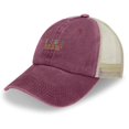 thumbnail image 3 of Re-Tired Wine Red Hat Adjustable Funny Fashion Unisex Baseball Cap for Men Women, 3 of 7